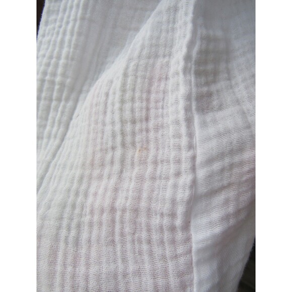 Gibson x Hi Sugarplum! Santa Fe Rickrack Off the Shoulder Top Womens L White - Picture 10 of 16